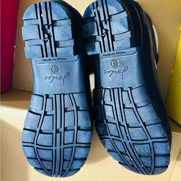 Joules Women's Wellibob Navy White Dots Rain Boot Kids Size 5 New in Box - Picture 4 of 7